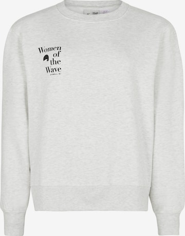 O'NEILL Sweatshirt 'Crews - Noos Wow Crew' in Wit: voorkant