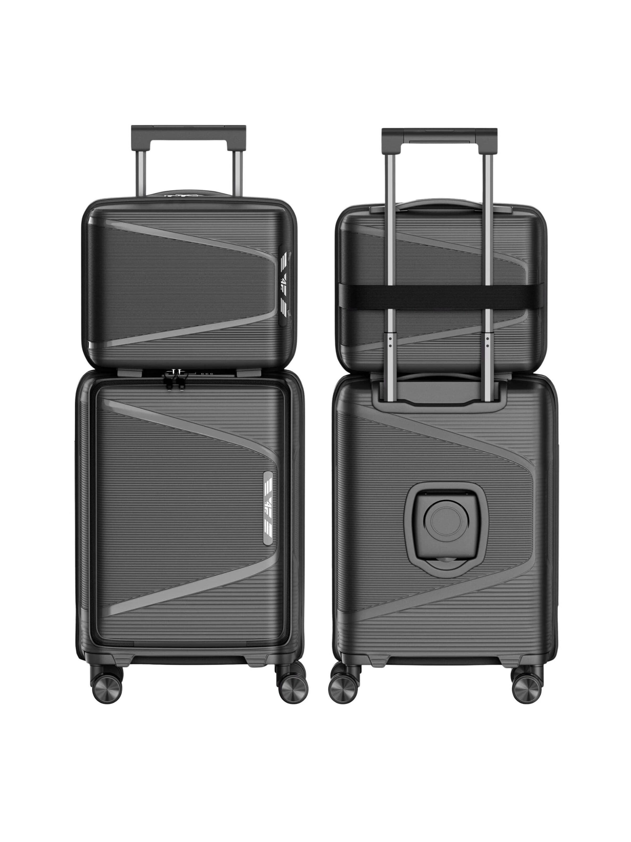 4FLY Suitcase Set 'Linea Lux' in Grey: front