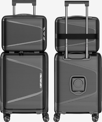 4FLY Suitcase Set 'Linea Lux' in Grey: front