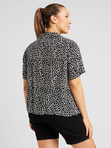 PIECES Curve Bluse 'TALA' in Schwarz