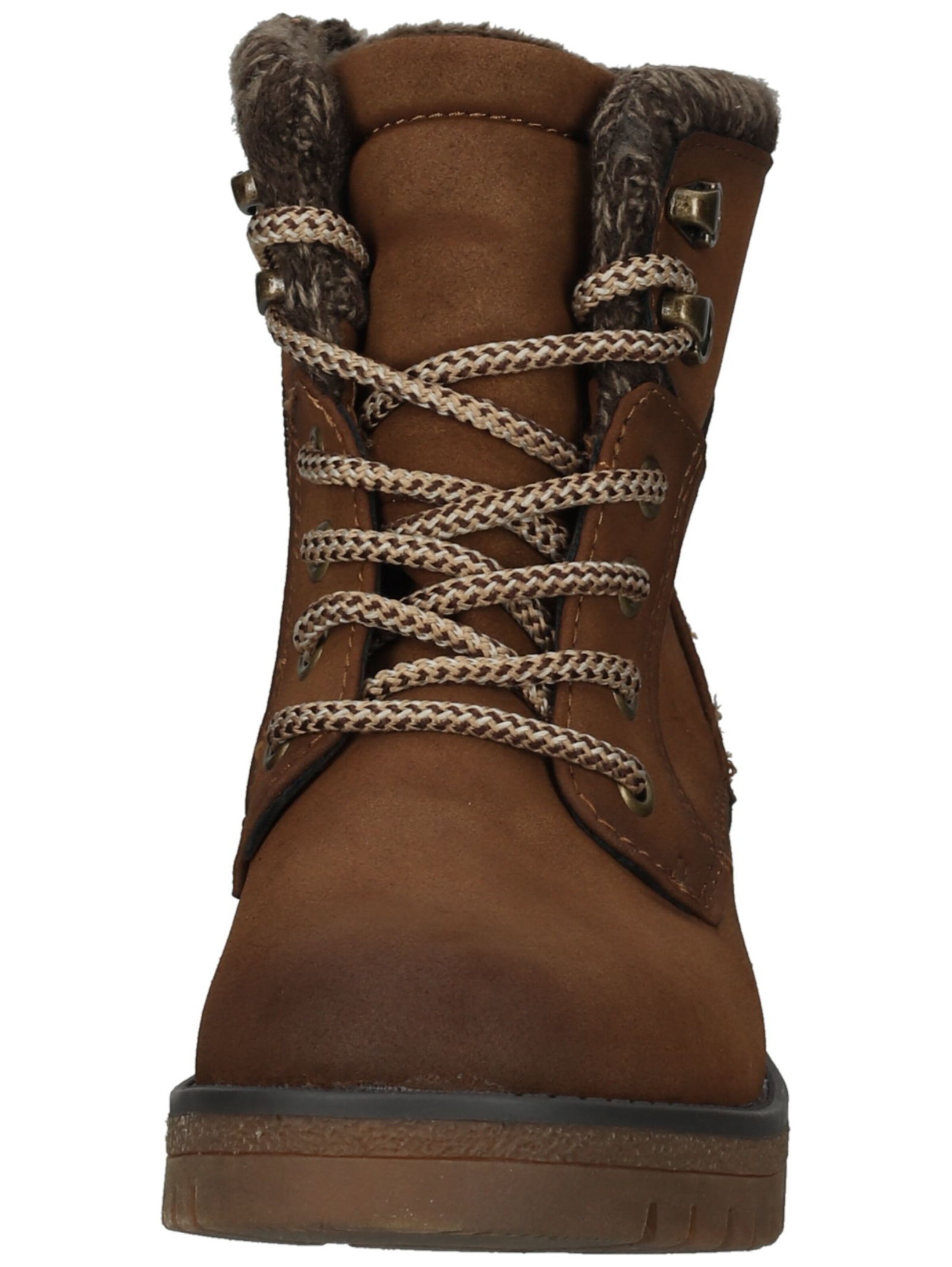 Bottines à lacets TOM TAILOR en marron