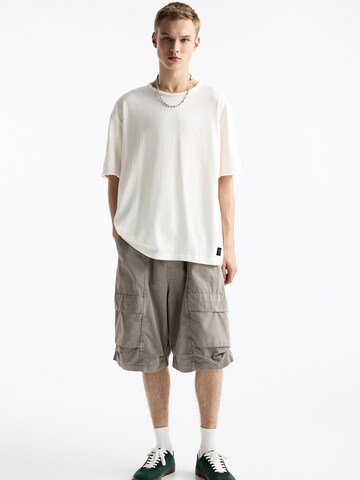 T-Shirt Pull&Bear en blanc