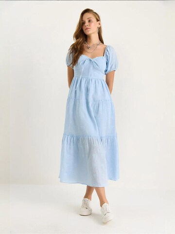 Bianco Lucci Summer Dress in Blue