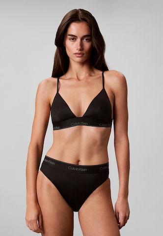 Calvin Klein Underwear - Triángulo Top de bikini en negro