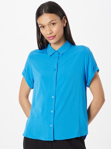 Samsoe Samsoe - Blusa 'MAJAN' en azul: frente