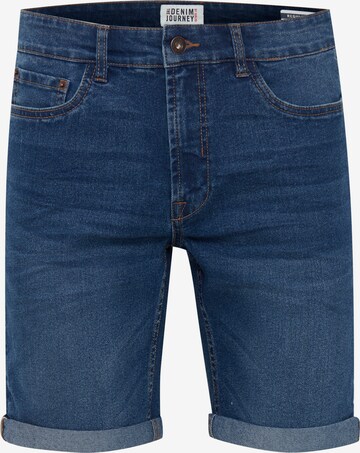 !Solid Regular Broek 'Moyat' in Blauw: voorkant