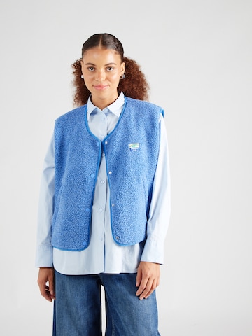 Gilet 'HOKTOWN' AMERICAN VINTAGE en bleu : devant