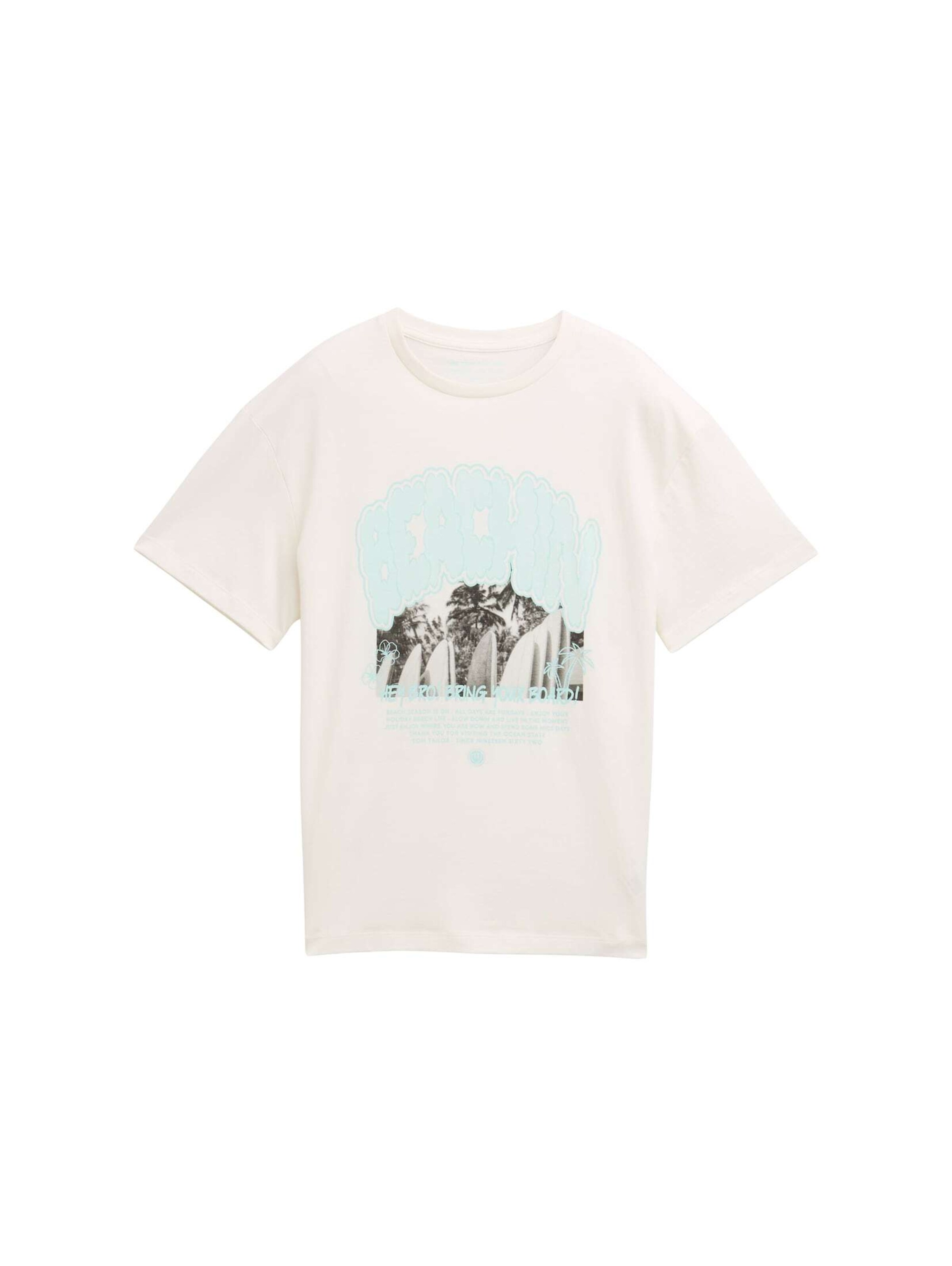 TOM TAILOR Shirt in White: front