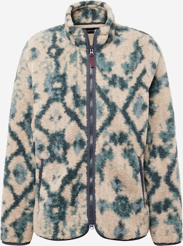Abercrombie & Fitch Fleece jas in Groen: voorkant