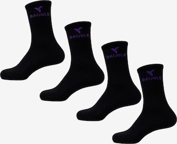 Chaussettes DAUGLE en noir : devant