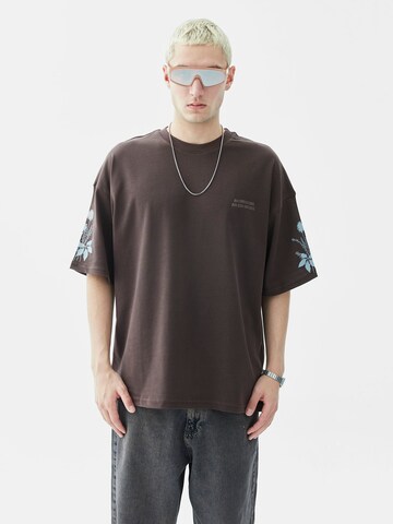 T-Shirt 'Everlasting Daisy' VAMOS CLO en marron : devant