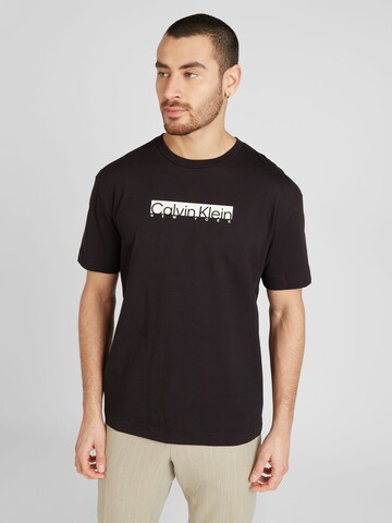 Calvin Klein T-Shirt 'NEW YORK' in Schwarz: Vorderseite