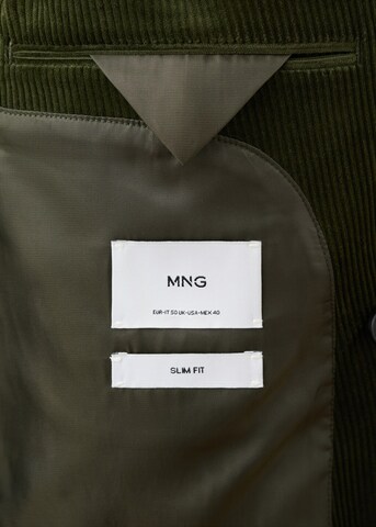 MANGO MAN Slim Fit Sakko 'Panna' in Grün