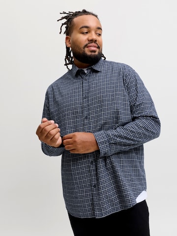 Jack & Jones Plus Comfort Fit Риза 'JJCARTER' в синьо