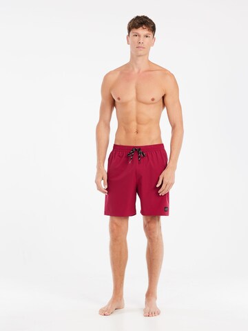 PROTEST Board Shorts 'PRTBaky' in Red