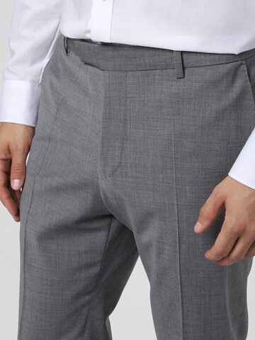 STRELLSON Slim fit Pleated Pants in Grey