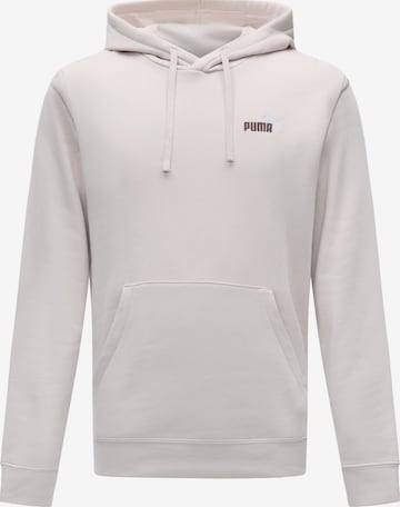 PUMA Спортивный свитшот 'Ess No.1' в Серебристый: спереди