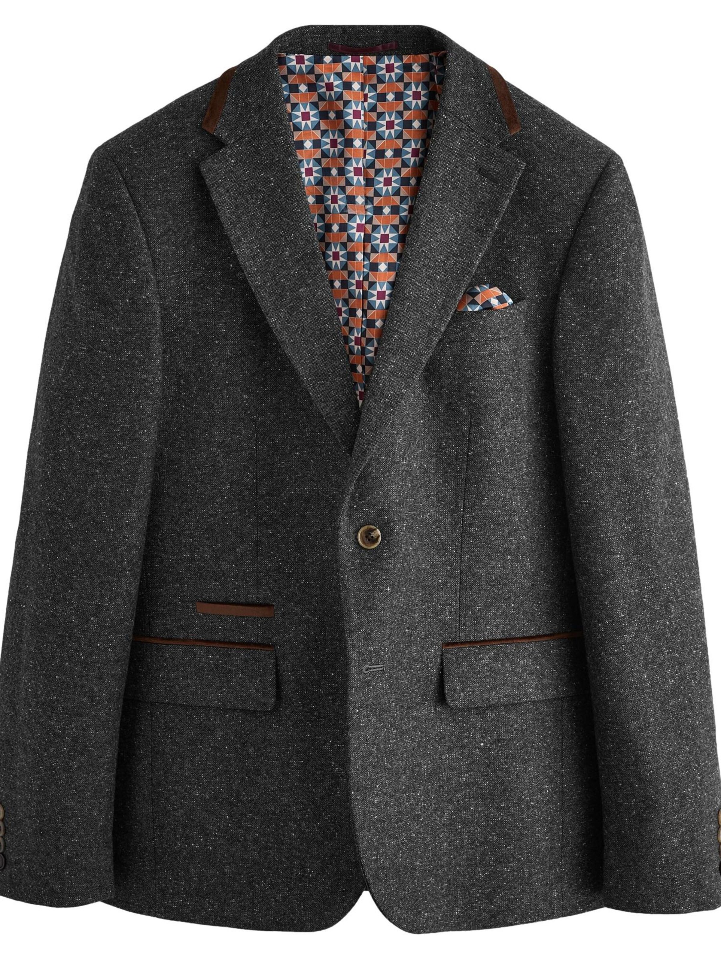 Next Rovný strih Sako - Sivá: predná strana