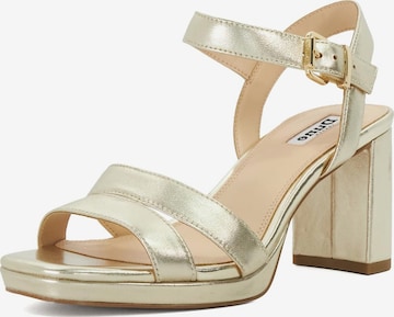 Sandales à lanières 'Manifesting' Dune LONDON en or : devant