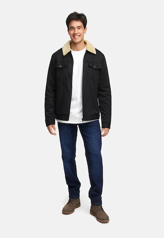 INDICODE JEANS Tussenjas 'INWoodleys' in Zwart