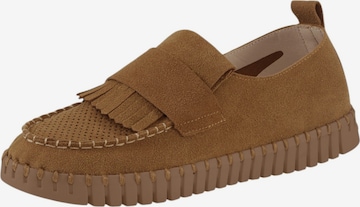 Chaussure basse 'TULIP' ILSE JACOBSEN en marron : devant