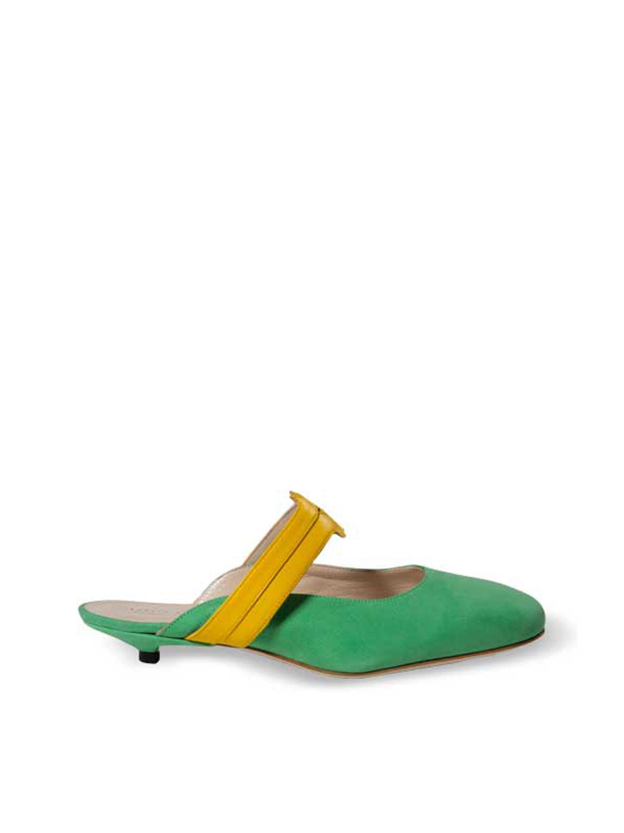 Jerelyn Creado Mule 'Buttercup' in Green: front