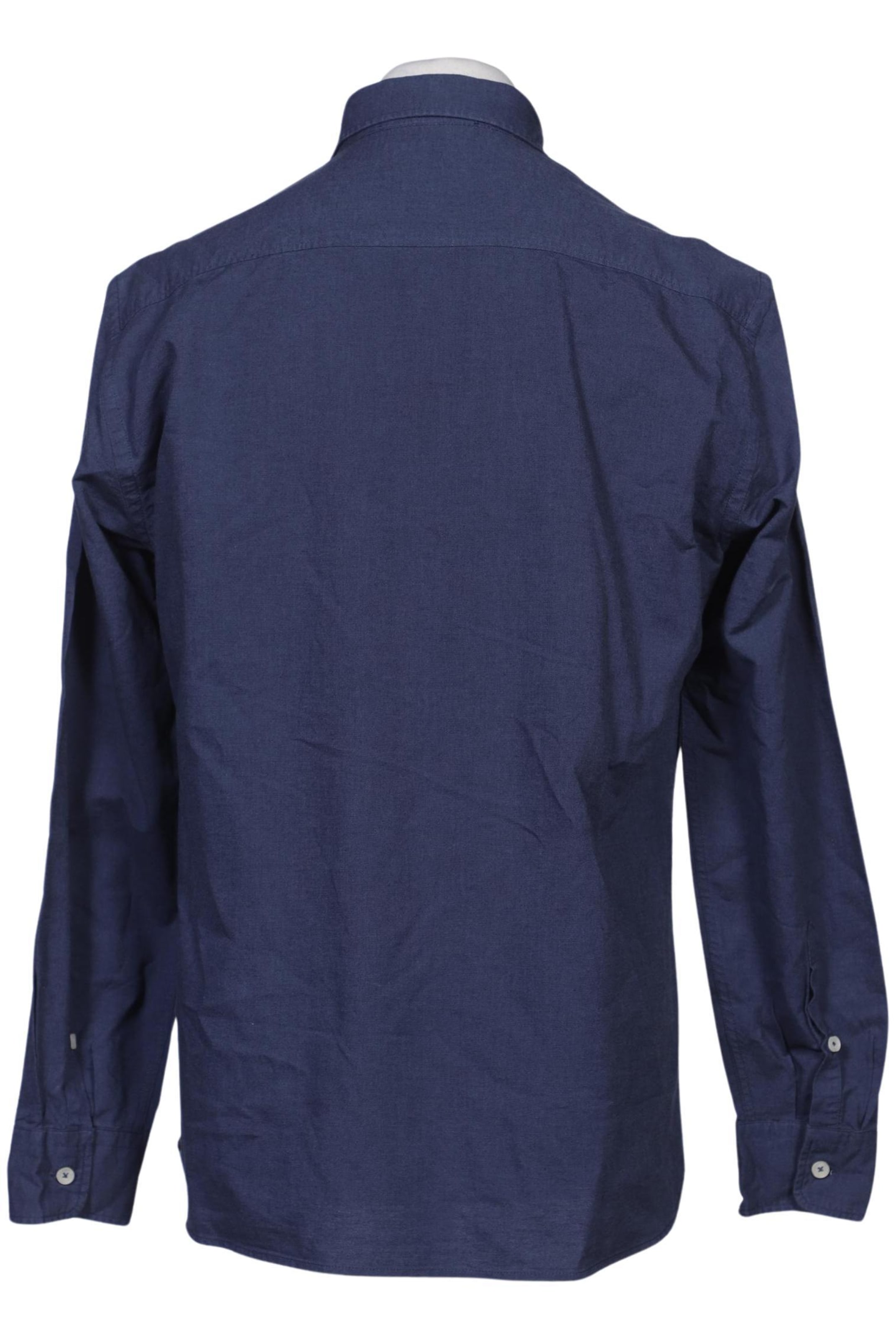 MANGO MAN Button Up Shirt in M in Blue