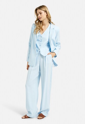 Milano Italy Blazer mit aufgesetzten Taschen in Blau