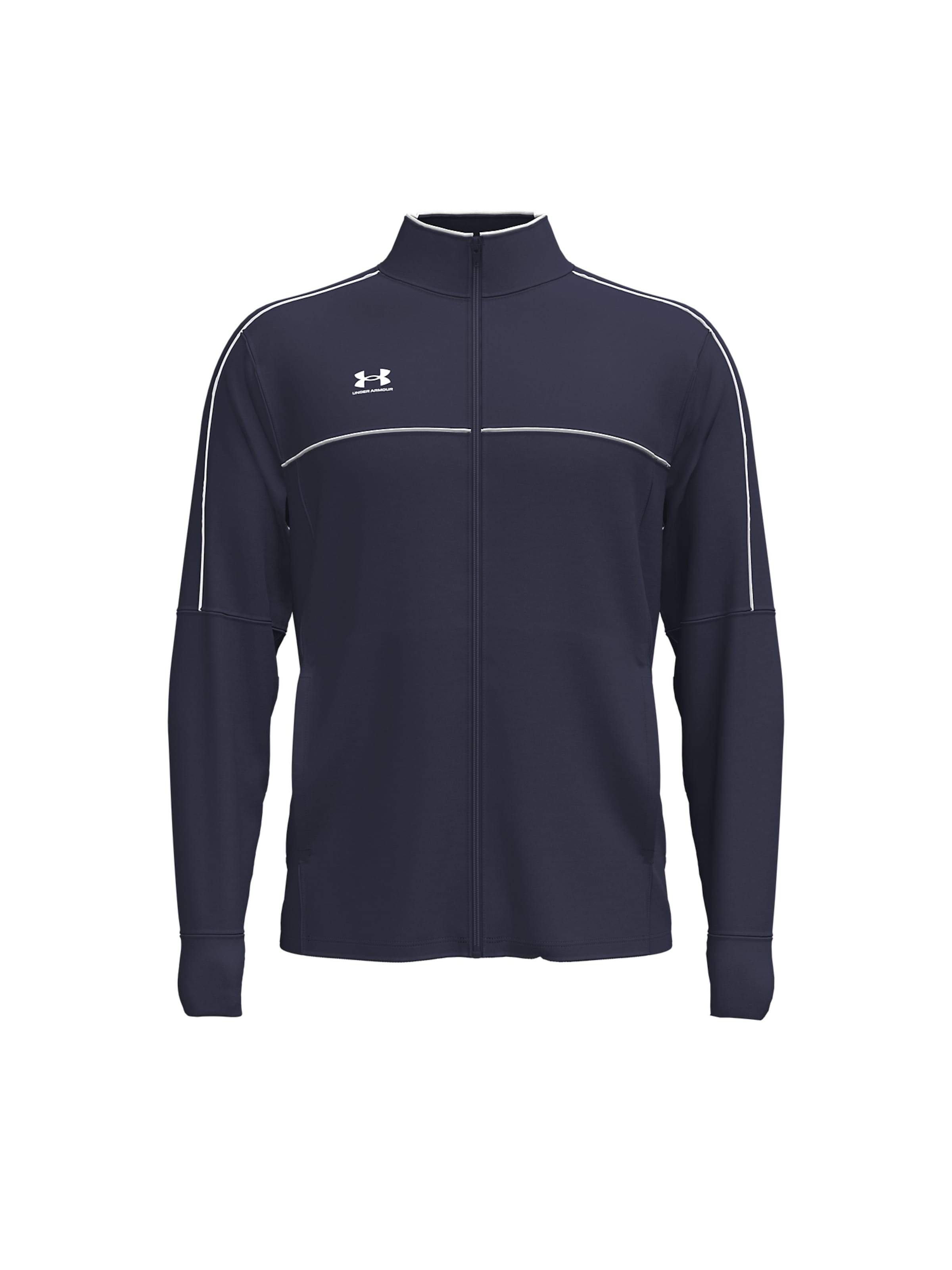 UNDER ARMOUR Training Jacket 'Challenger' in Blue: front