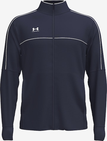 UNDER ARMOUR Training Jacket 'Challenger' in Blue: front