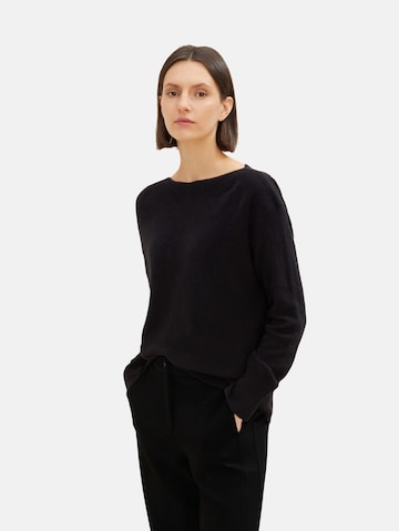 TOM TAILOR Pullover in Schwarz