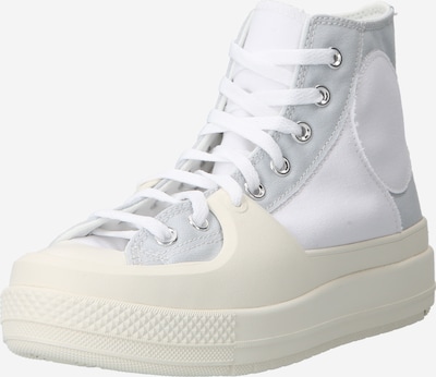 Sneaker înalt 'Construct' CONVERSE pe gri deschis / negru / alb / alb natural, Vizualizare produs