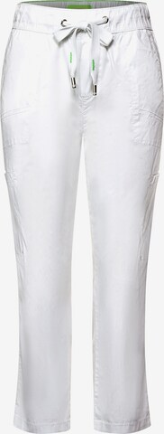 Pantalon STREET ONE en blanc : devant