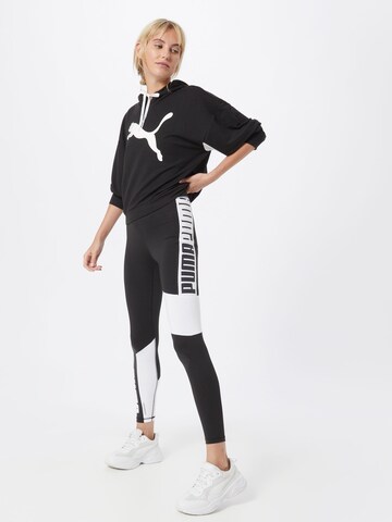 PUMA Skinny Sportsbukser i sort