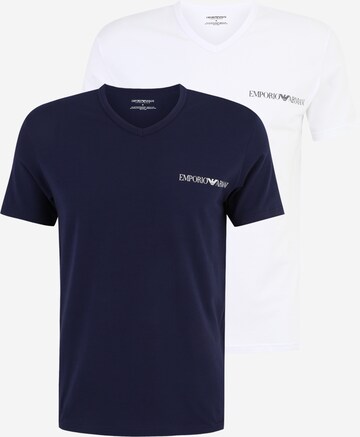 Emporio Armani Shirt in Blauw: voorkant