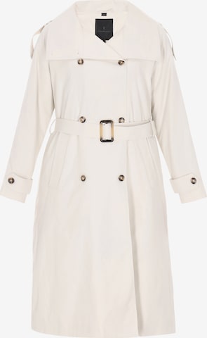 DreiMaster Klassik - Sobretudo meia-estação 'Classic' em branco: frente