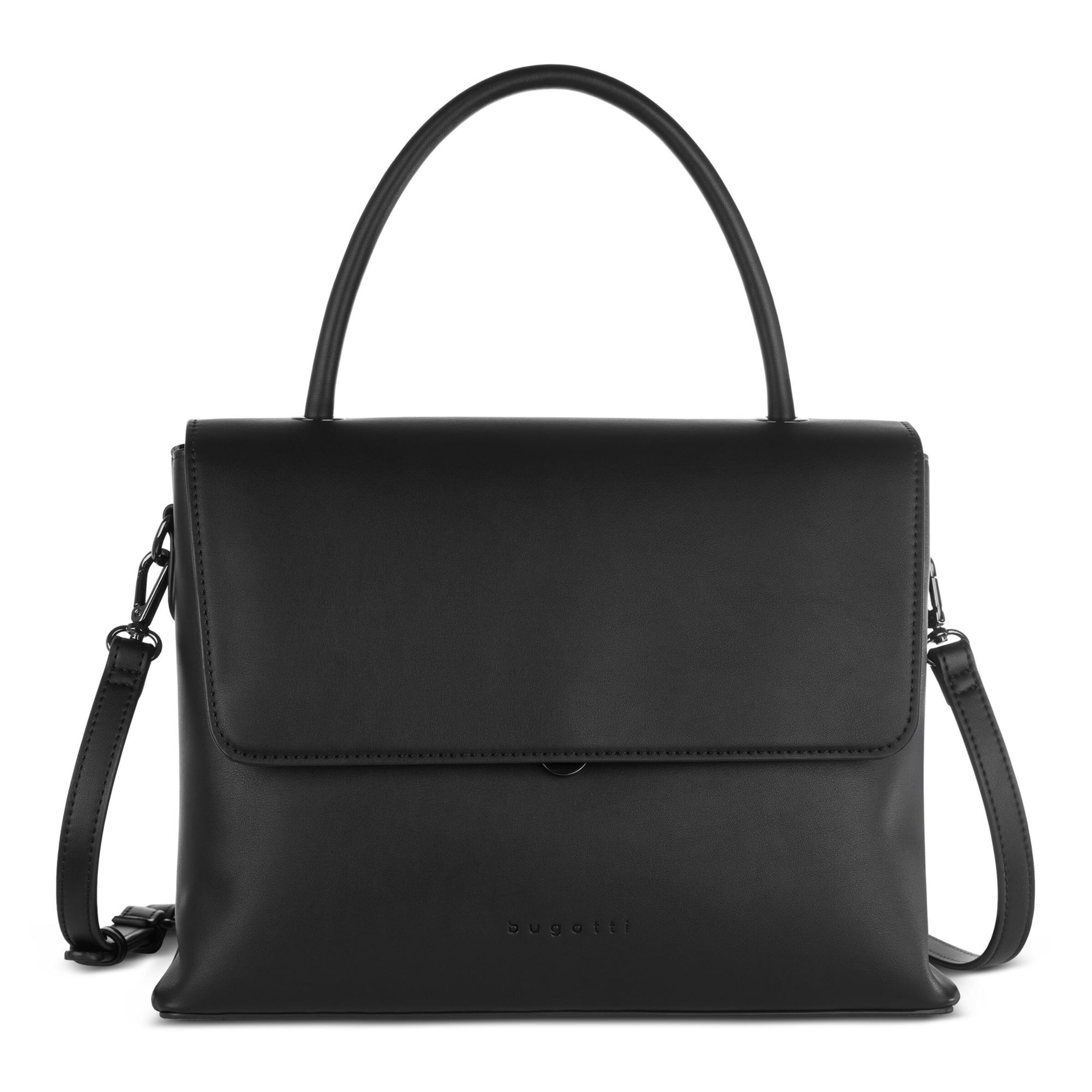 Borsa a mano 'Ilva' di bugatti in nero: frontale