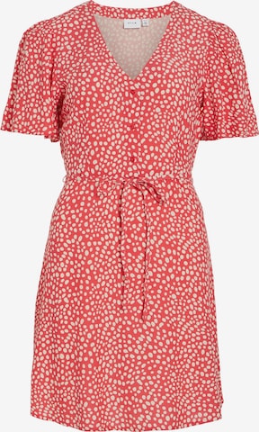 VILA - Vestido de verano 'VIGRACE' en rojo: frente