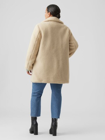 Vero Moda Curve Winter Coat in Beige