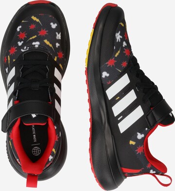 ADIDAS SPORTSWEAR Sportovní boty 'Disney Fortarun 2.0 Mickey Cloudfoam Elastic Lace Top Strap' – černá