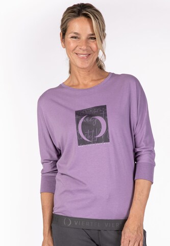 ViertelMond Shirt 'PAULINE' in Purple: front