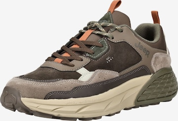 Jeep Platform trainers in Brown: front