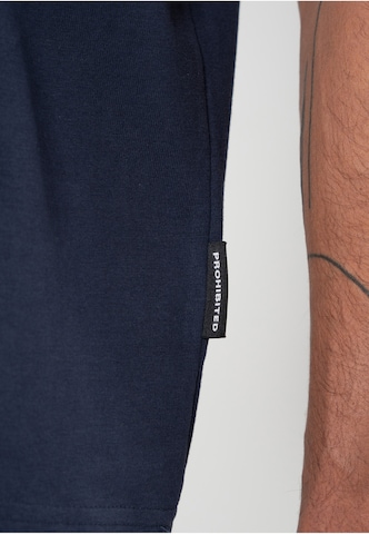 Maglietta 'Clubhouse' di Prohibited in blu