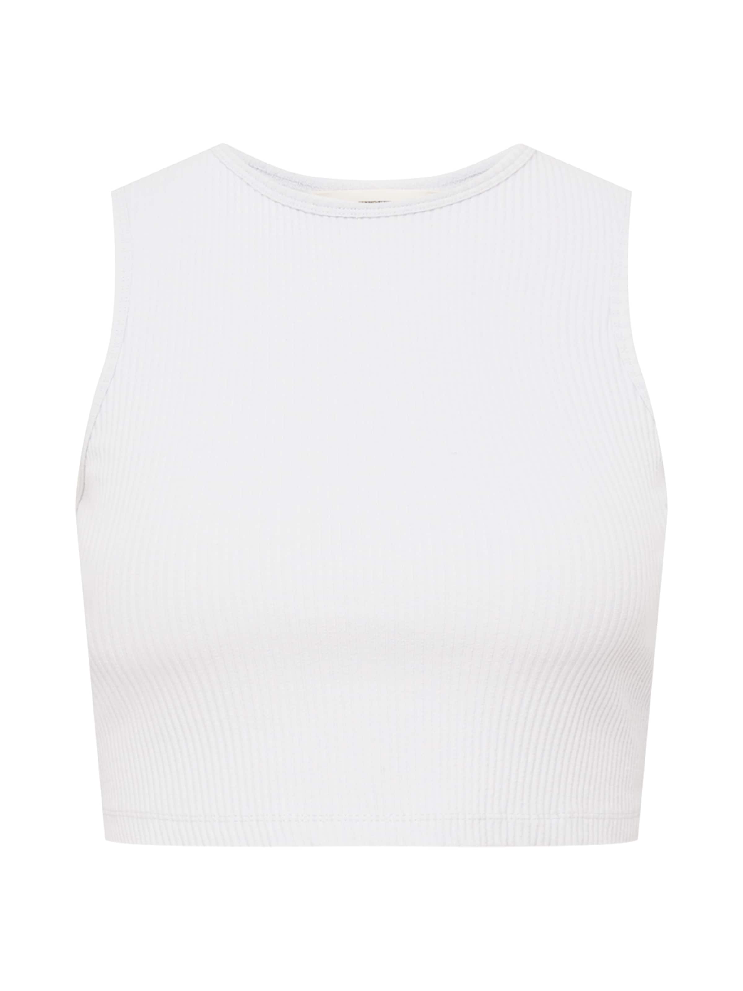 A LOT LESS Top 'Marlene' in Grijs: voorkant