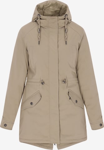 DreiMaster Vintage Between-seasons parka in Beige: front