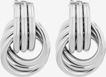 Akzent Earrings 'langlebig' in Silver: front
