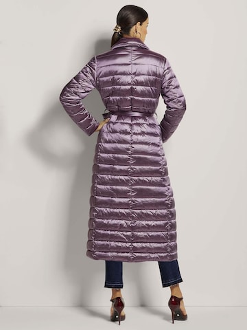 Manteau mi-saison MADELEINE en violet