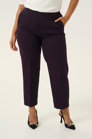 KAFFE CURVE Regular Hose 'Sakira' in Blau: Vorderseite