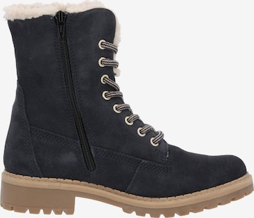 Palado Lace-Up Ankle Boots 'Olib' in Blue