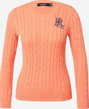 Pull-over 'MONTIVA' Lauren Ralph Lauren en orange : devant